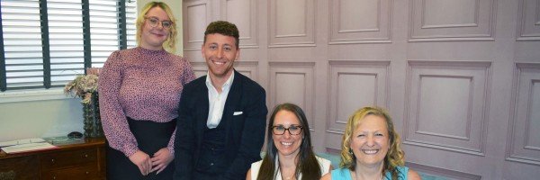 L-R: Charlotte Parry, Tom Webb, Katie Broome and Maria Hargreaves